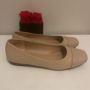 Cliffs by White Mountain Elegant Beige Women's Flats
